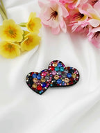 Crystal Studded Hair Clips