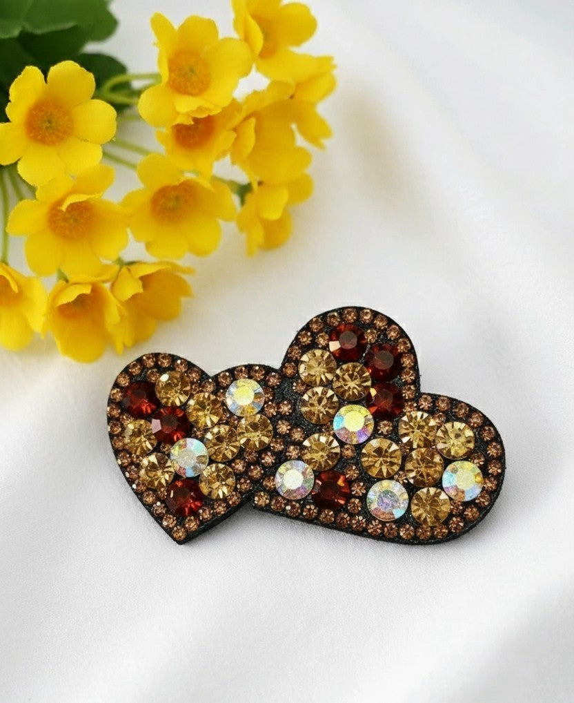 Crystal Studded Hair Clips