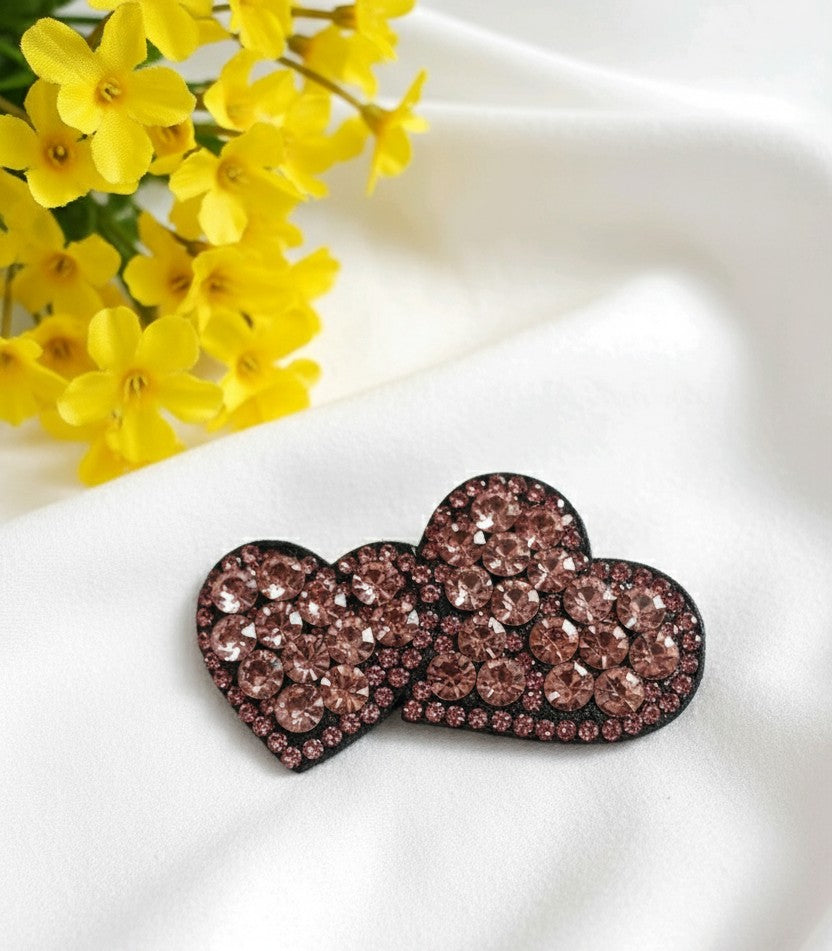 Crystal Studded Hair Clips