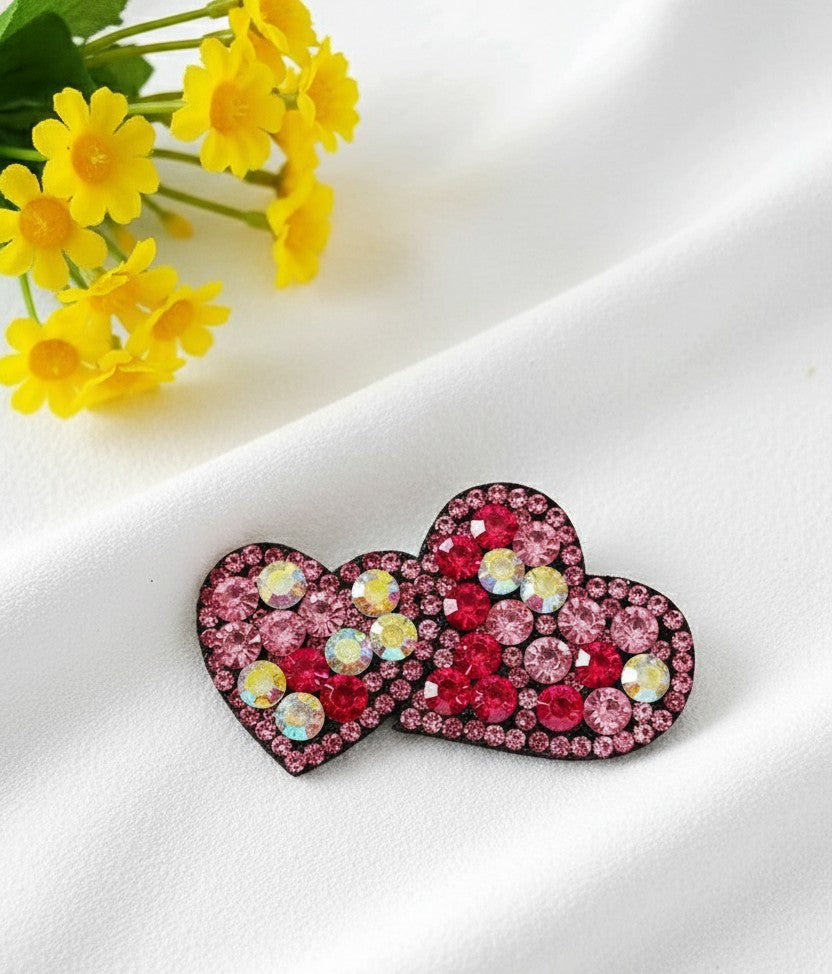 Crystal Studded Hair Clips