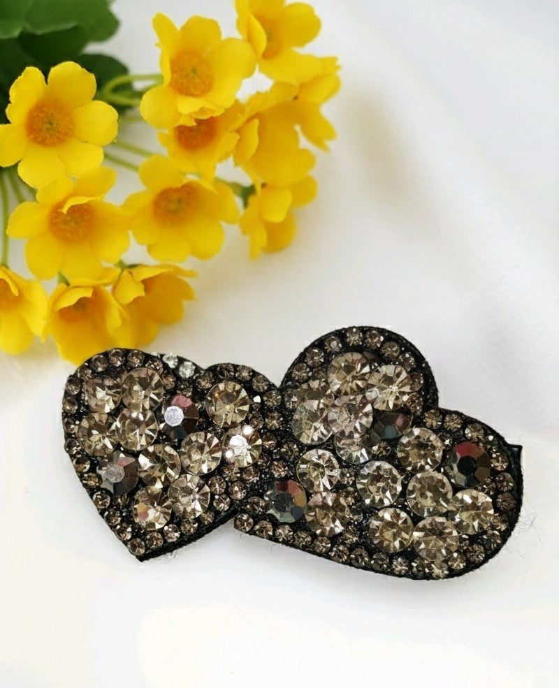 Crystal Studded Hair Clips