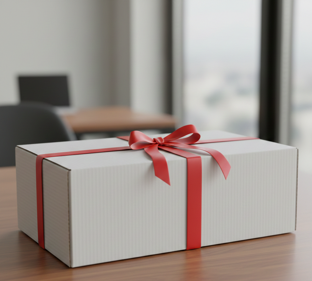 Add Red Bow in your Box
