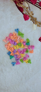 Mini Mat Hair Claws - Bow (10 Pieces)
