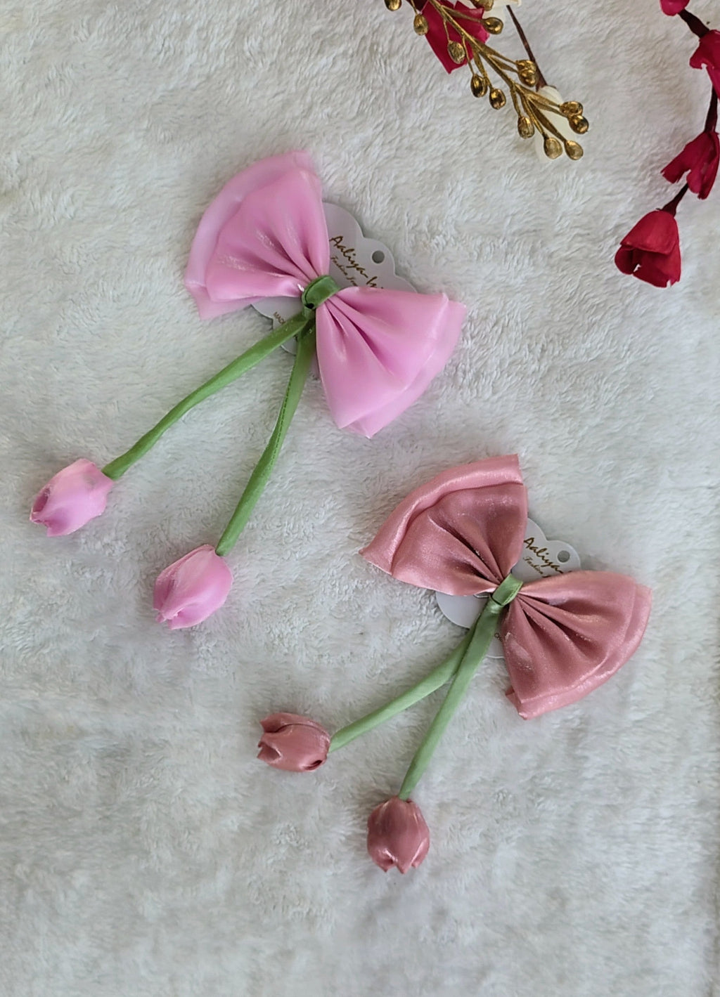 Pinterest Tulip Bow Hair Pin