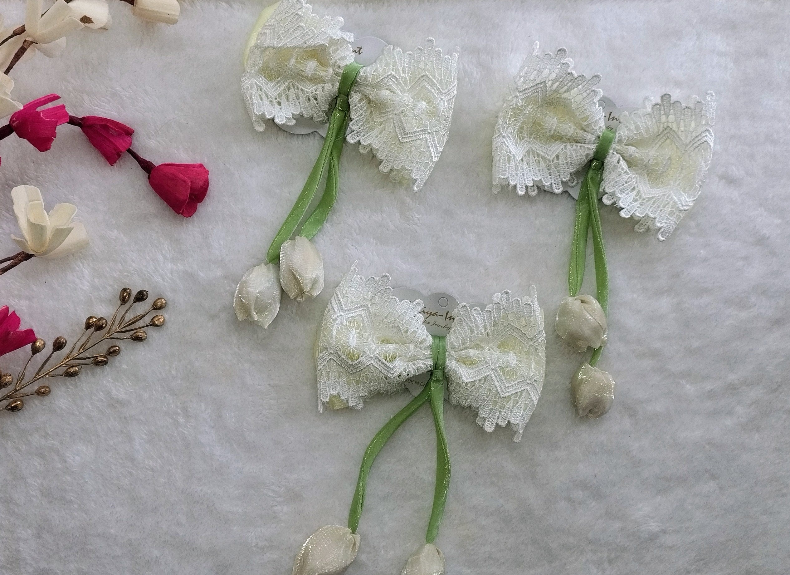 Lace Bow Hair Pin