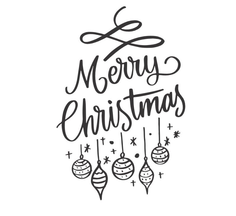 Merry Christmas Sticker