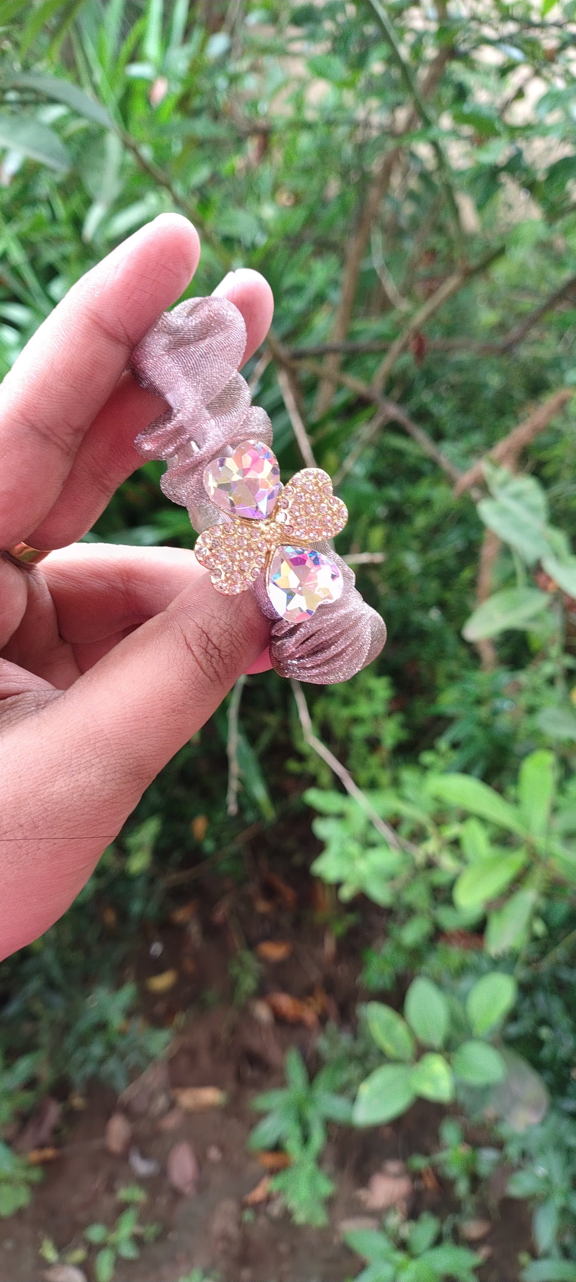 Scrunchies Hair Band with stone