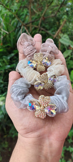 Scrunchies Hair Band with stone
