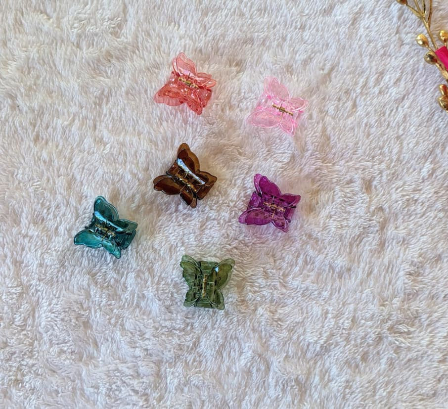 Mini Butterfly Hair Clutchers