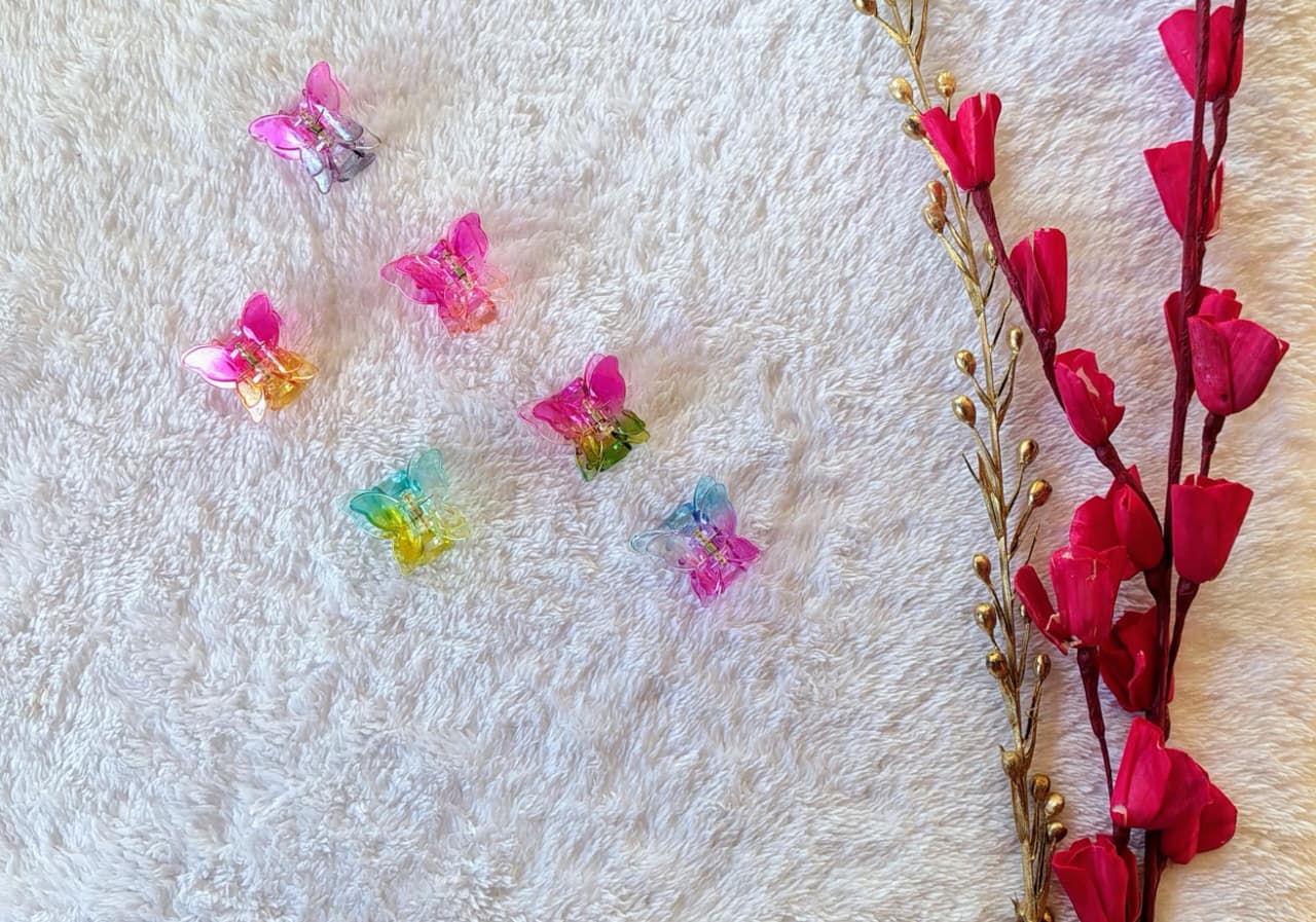 Mini Butterfly Hair Clutchers