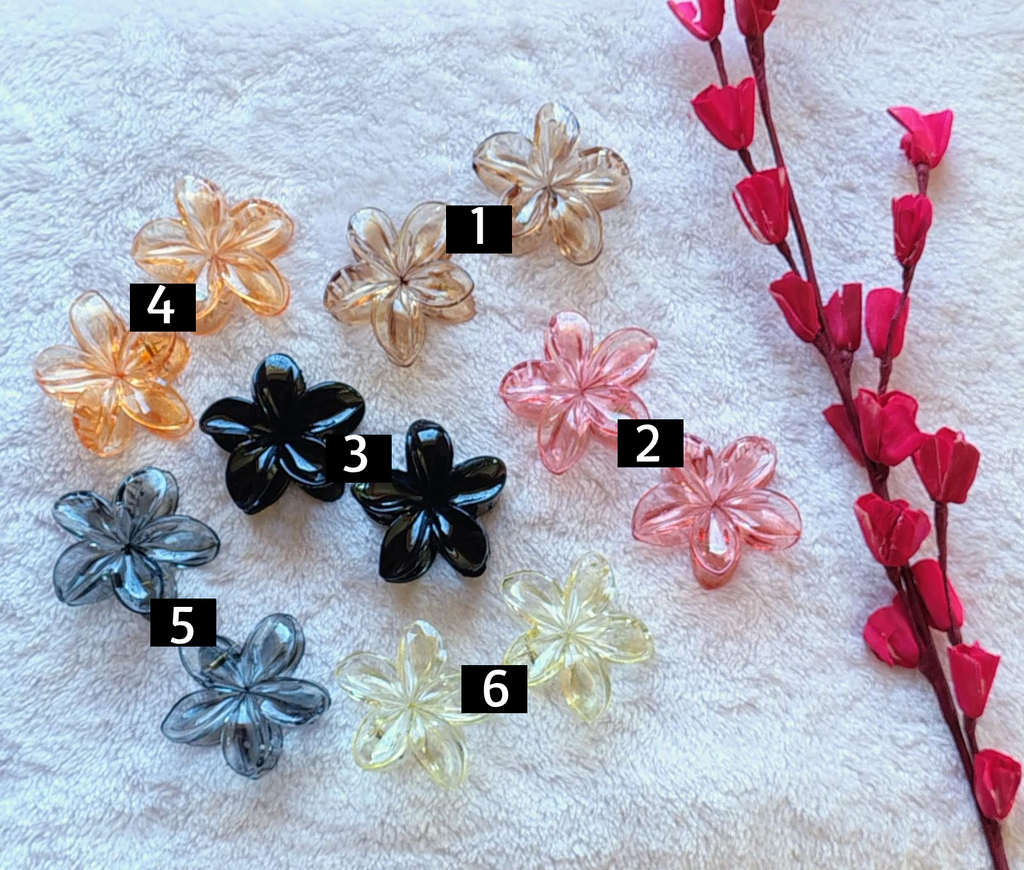 Floral Hair Clutchers