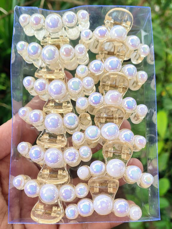 Pearl moti hair Clip