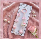 Cute Beaded Hello Kitty Phone Charm | Kawaii Mobile Strap & Bag Accessory