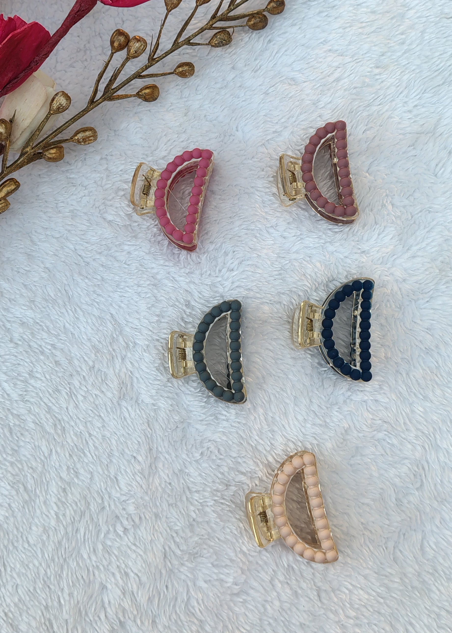 Beaded Mini Claw Clips | Cute Hair Clips for Girls & Women