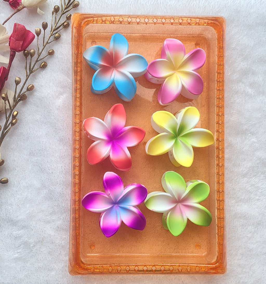 Gradient Matte Flower Claw (Large)