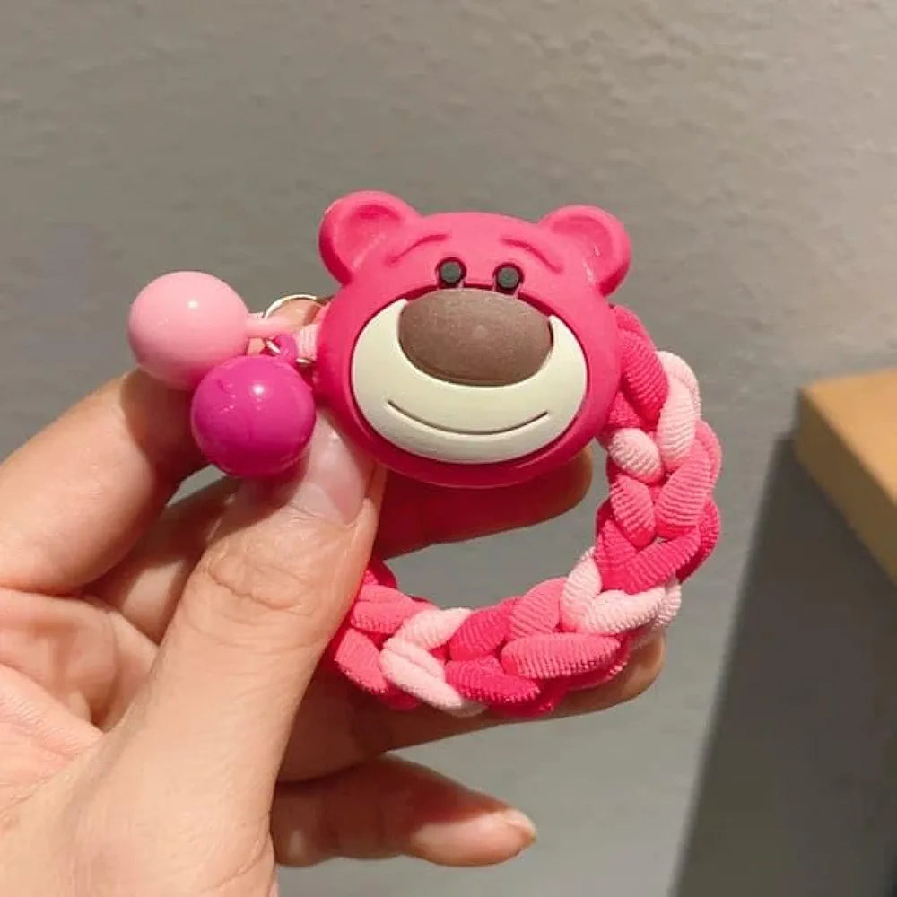Cute Cartoon Hair Rubber Bands, Lovely Hair Ties for Girls, Colorful Elastic Hair Ties with Cute Cartoon Decoration