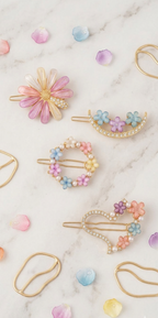 Floral Dreams Gold Hair Pin Set