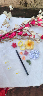 Upgraded 99₹ Mix-Color Pouch Hamper – Hair Accessories Gift Set for Girls & Women