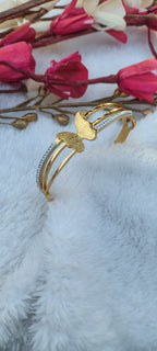 Anti-Tarnish Kada Bracelet – Premium Gold Finish