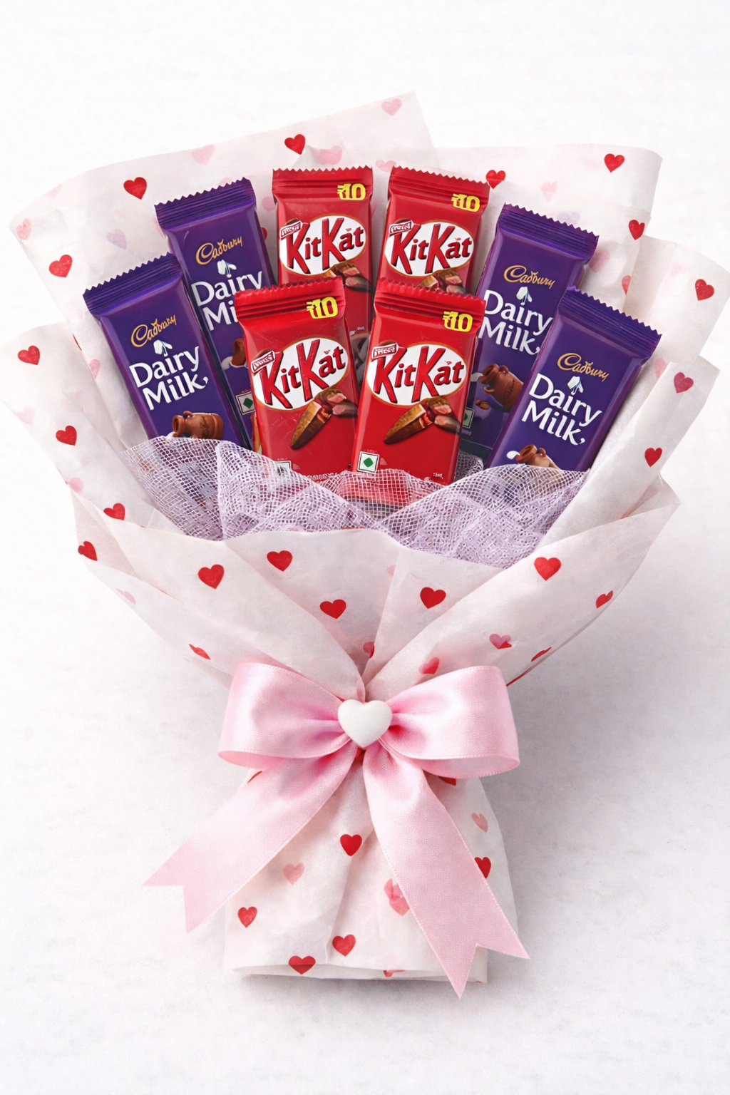 Mini Chocolate Bouquet (10 Chocolates Gift Bouquet)
