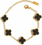 Clover Anti Tarnish Bracelet for Women Stylish | Stainless Steel Bracelet for Woman