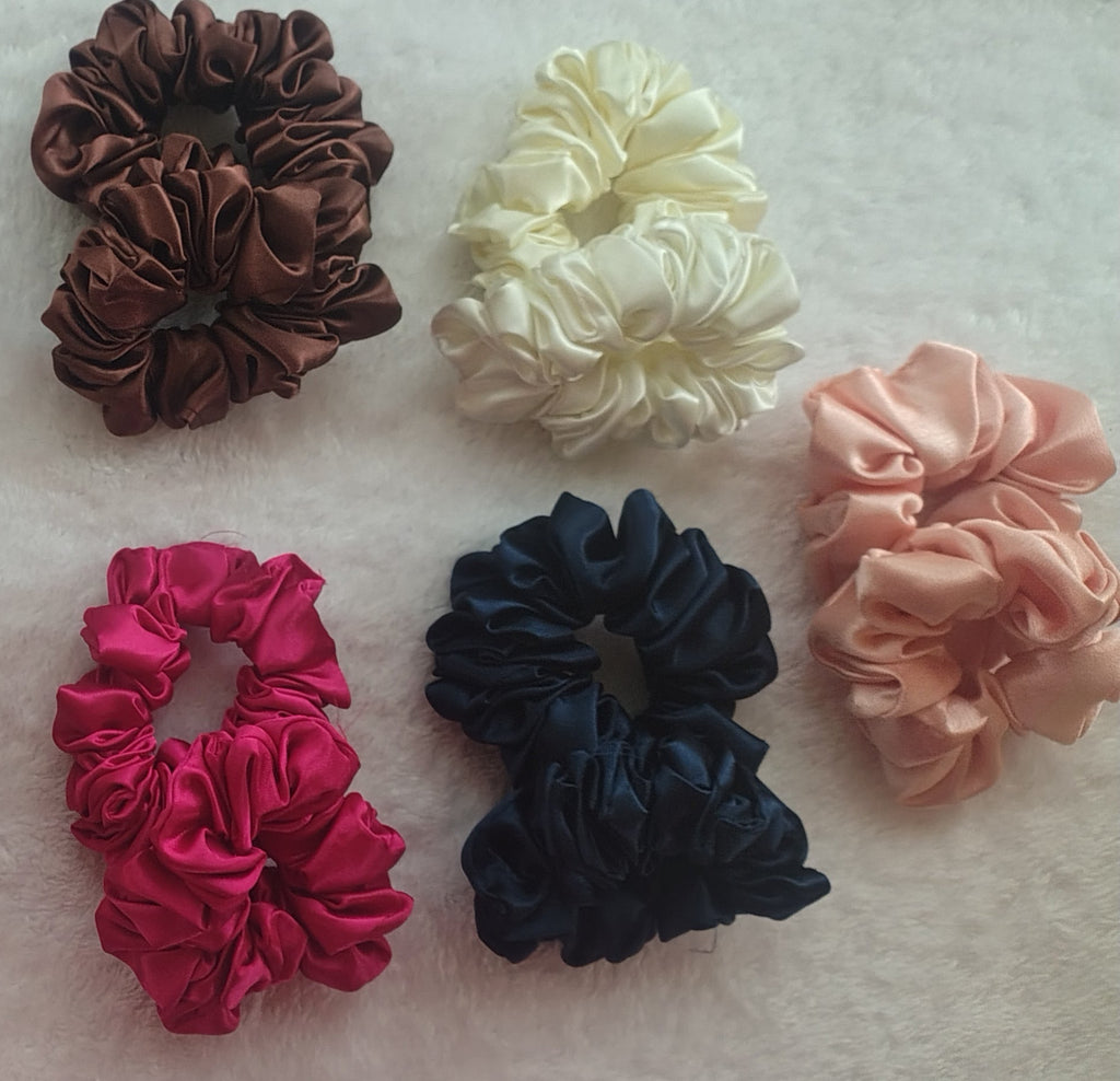 Satin Fabric Scrunchie