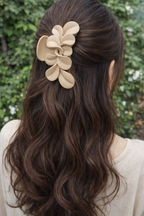 Matte Flower Hair Claw Clips – Elegant Daily Wear