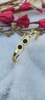 Anti-Tarnish Kada Bracelet – Premium Gold Finish