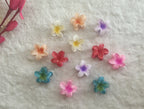 Premium Glossy Flower Hair Claw Clip – Small Size