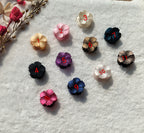 Shining Floral Hair Claw Clips Set | Matte Flower Clips