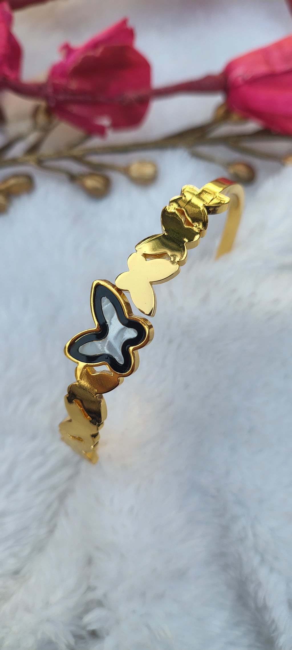 Anti-Tarnish Kada Bracelet – Premium Gold Finish