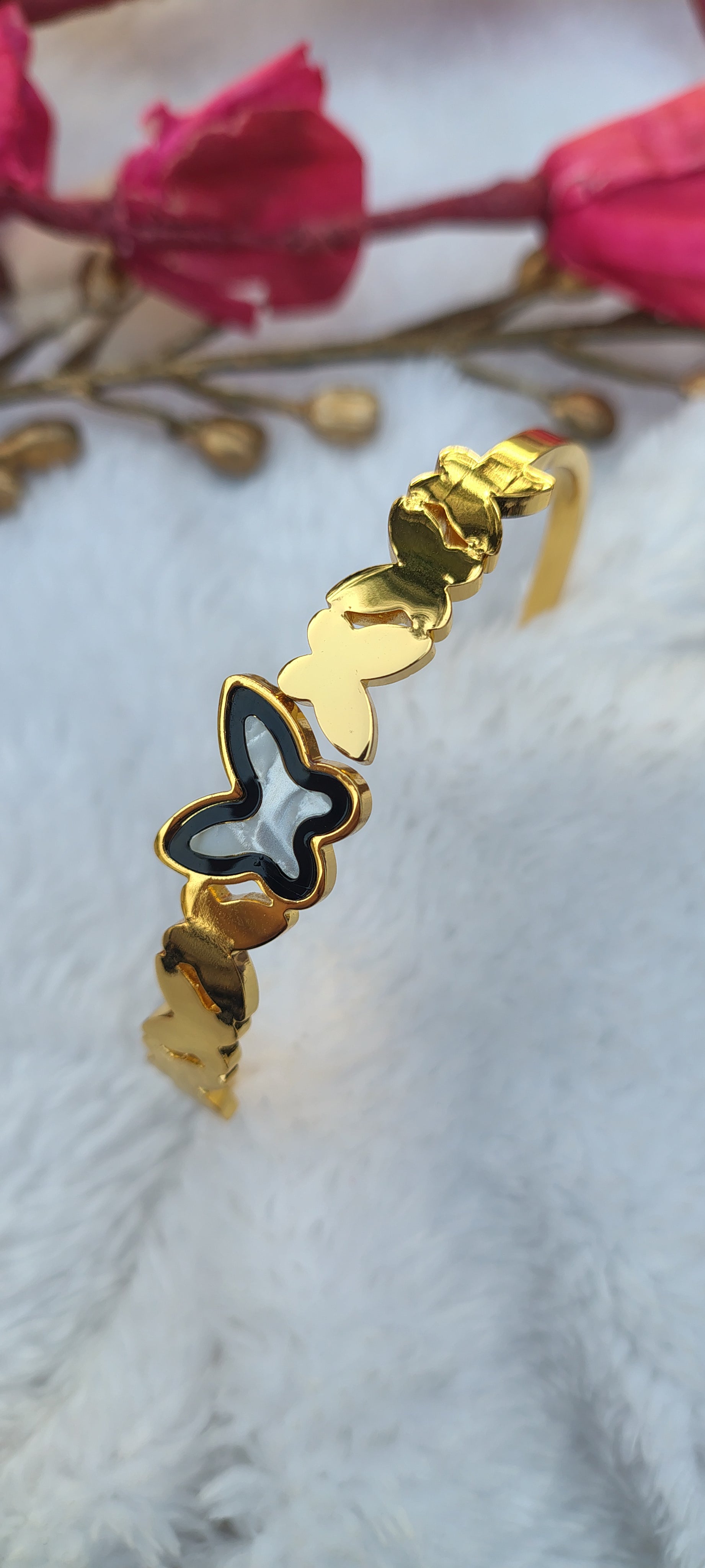 Anti-Tarnish Kada Bracelet – Premium Gold Finish