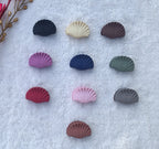 Matte Shell Hair Claw Clips Set