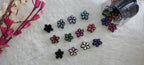 Flower Mini Hair Claw Clips – Cute Matte Finish