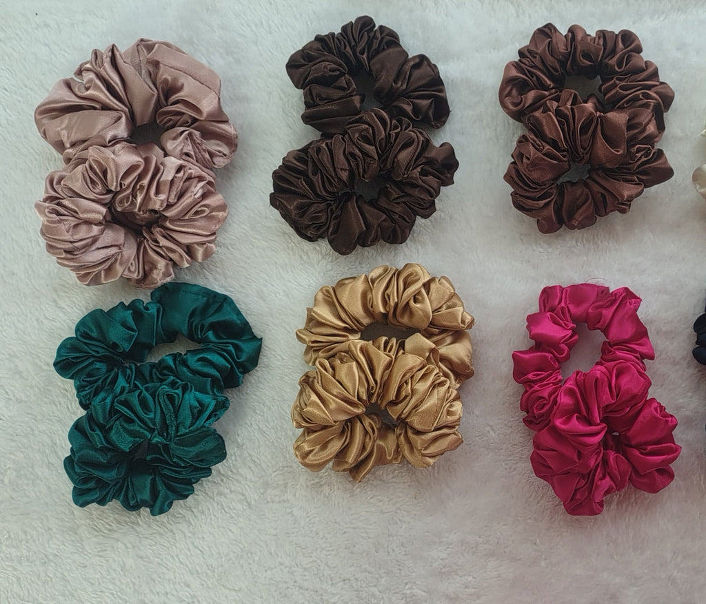 Satin Fabric Scrunchie