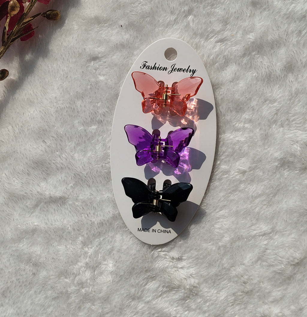 Butterfly Mini Hair Claw Clips Set – Cute & Trendy Hair Accessories for Women & Girls