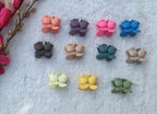 Matte Floral Hair Claw Clip for Women & Girls