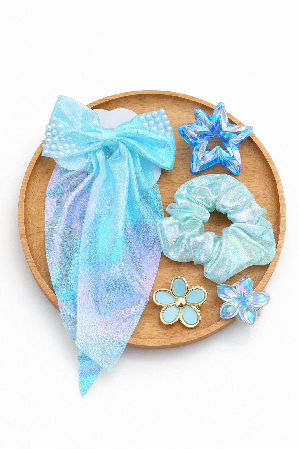 Premium Iridescent Hair Accessories Hamper for Girls