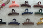 Elegant Matte Braided Hair Claw Clip