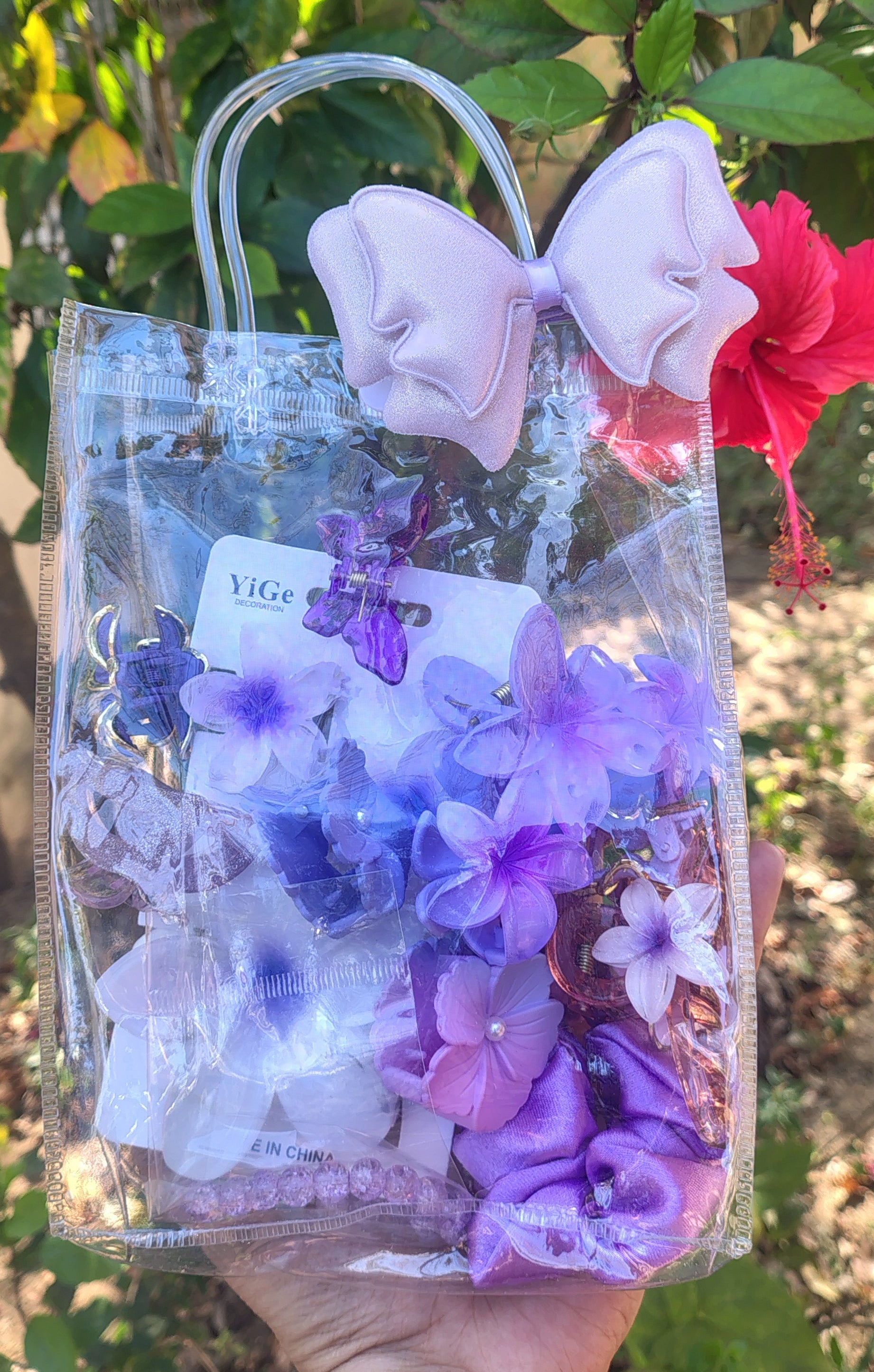 Lavender Luxe Hair Accessories Tote 💜