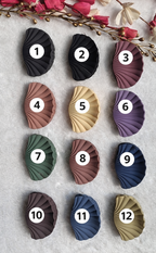 Matte Shell Hair Claw Clip | Big size