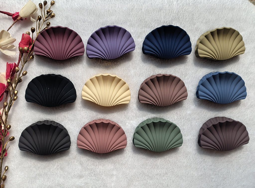 Matte Shell Hair Claw Clip | Big size