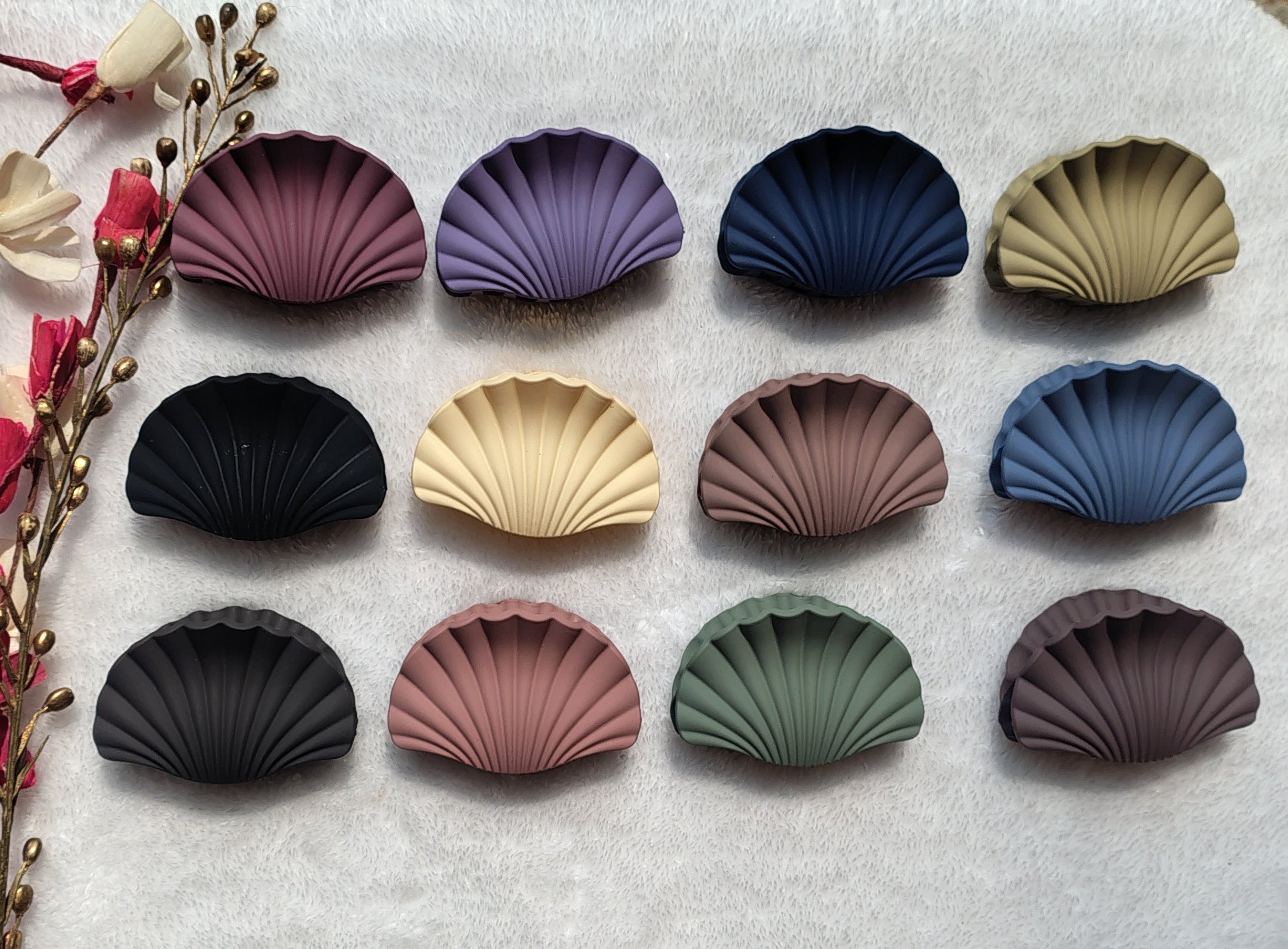Matte Shell Hair Claw Clip | Big size