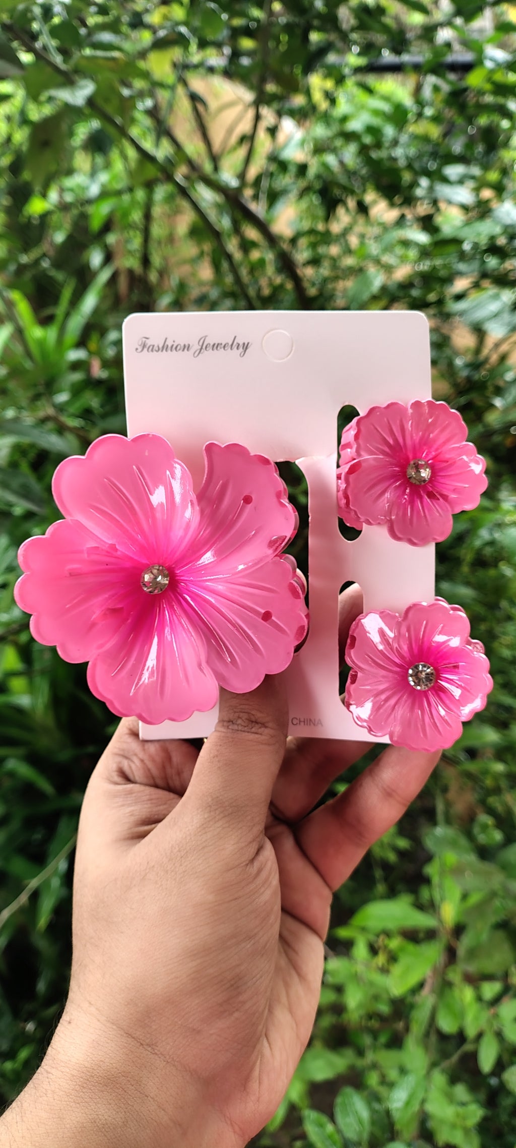 Hibiscus Family with Stone