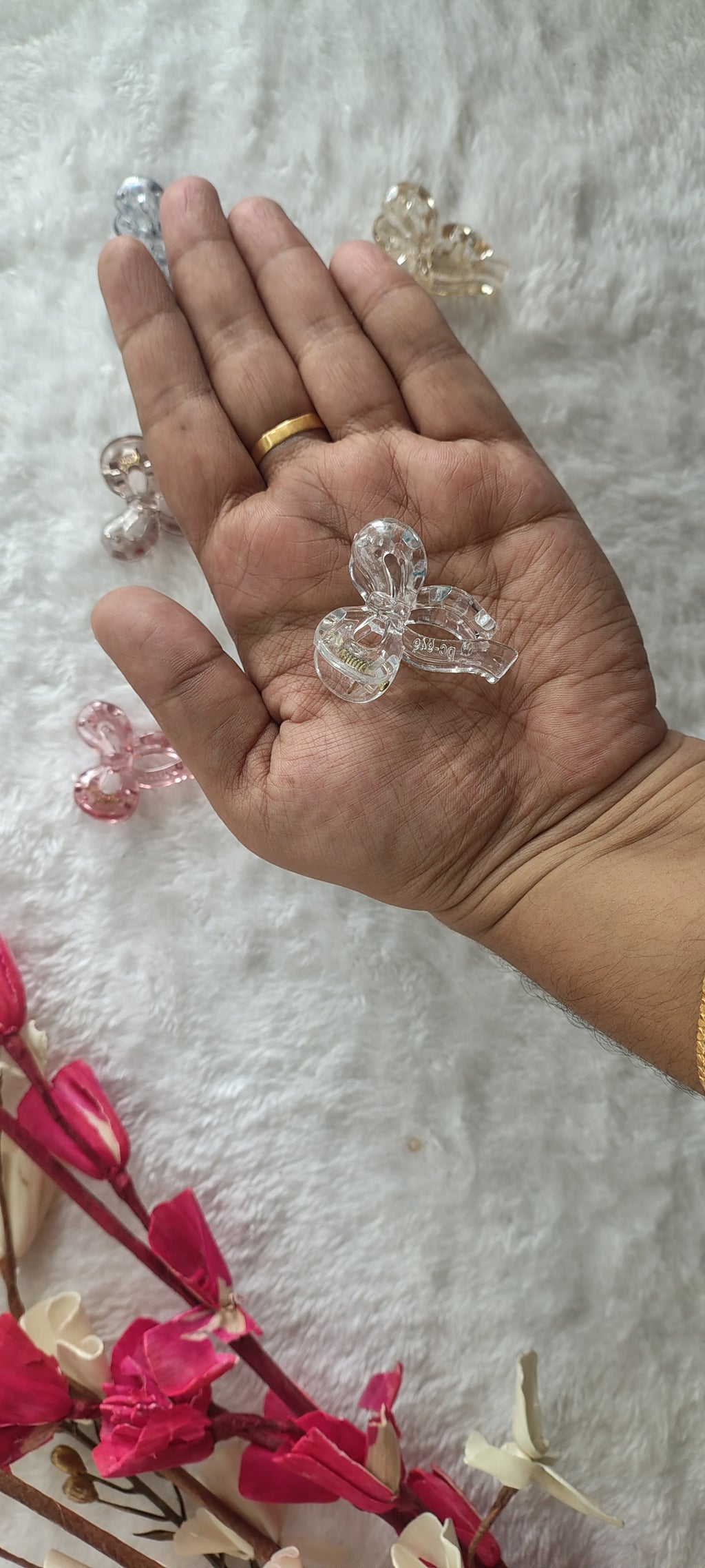 Glassy Bow clip - Small size