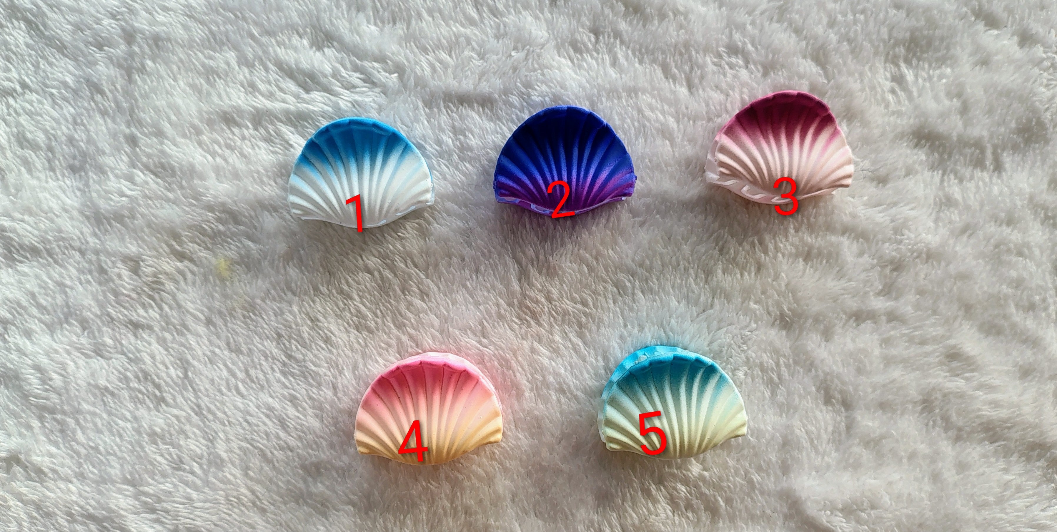 Mermaid Soul Shell Hair Clips