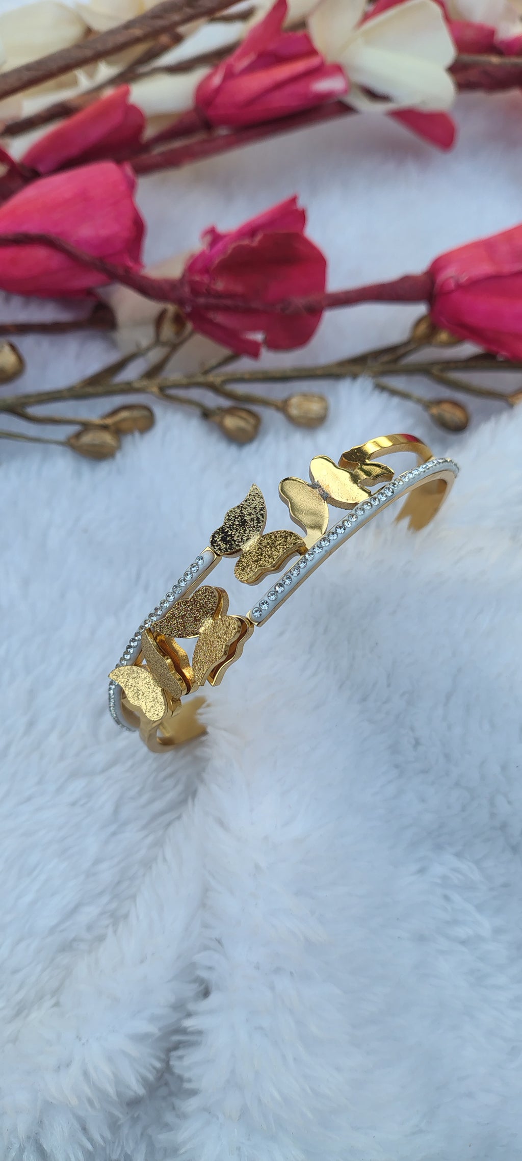 Anti-Tarnish Kada Bracelet – Premium Gold Finish