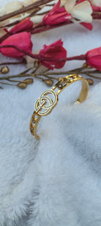 Anti-Tarnish Kada Bracelet – Premium Gold Finish