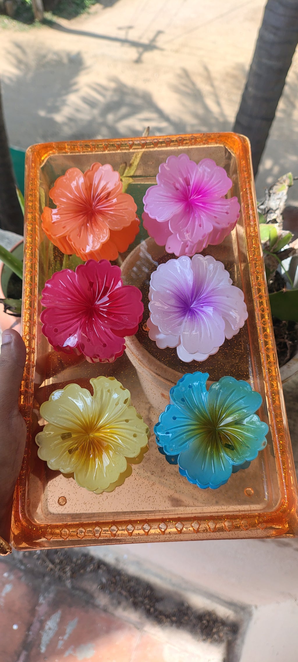 Hibiscus Flower Hair Claw Clip – Big Size