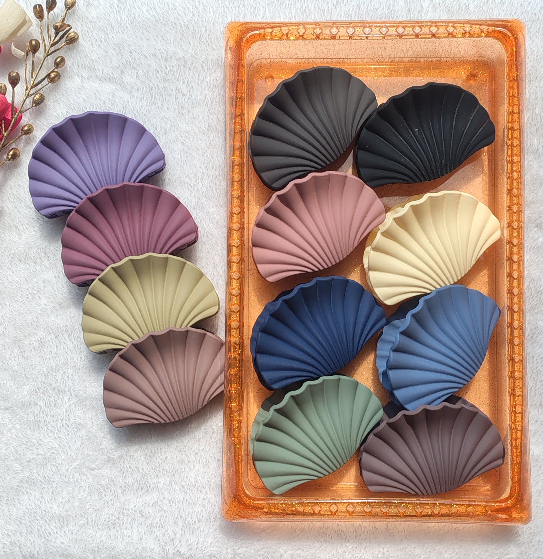 Matte Shell Hair Claw Clip | Big size